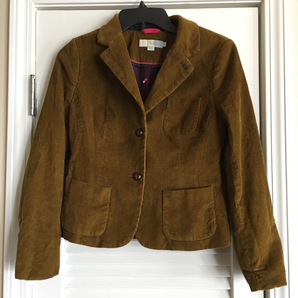 Boden Brown Corduroy Blazer
